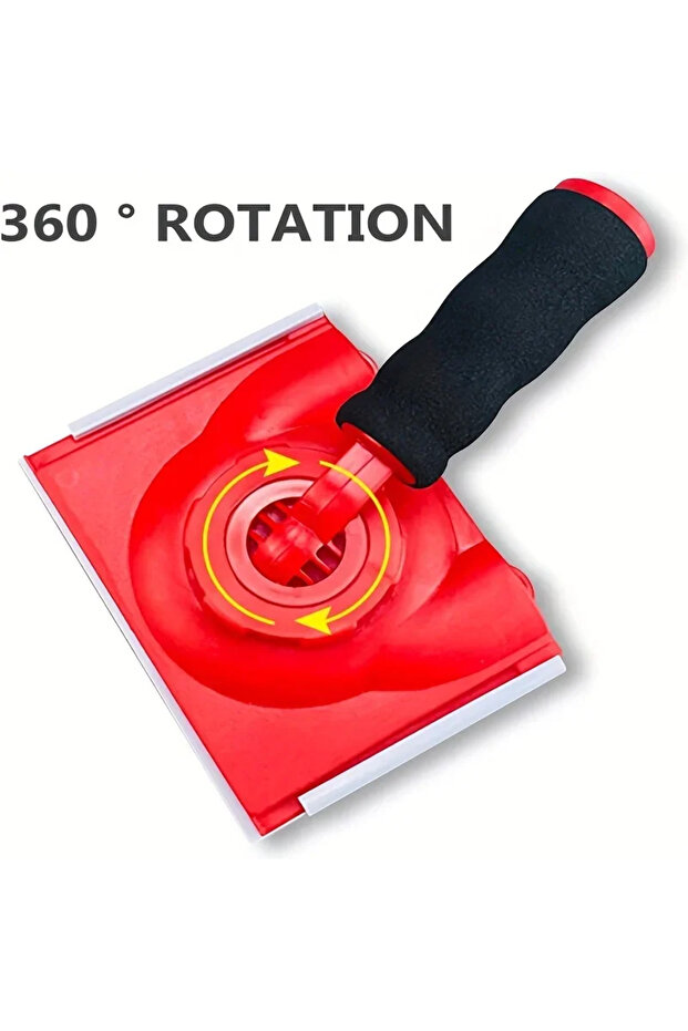 1 pc Paint Edge Trimmer Applicator Tool With Rotatable Handle Adjustable Corner Ceilings Pad Painter - 1