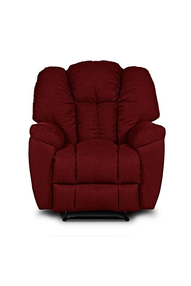 Modern Canvas Recliner Chair | Fixed in premium linen fabric - 4