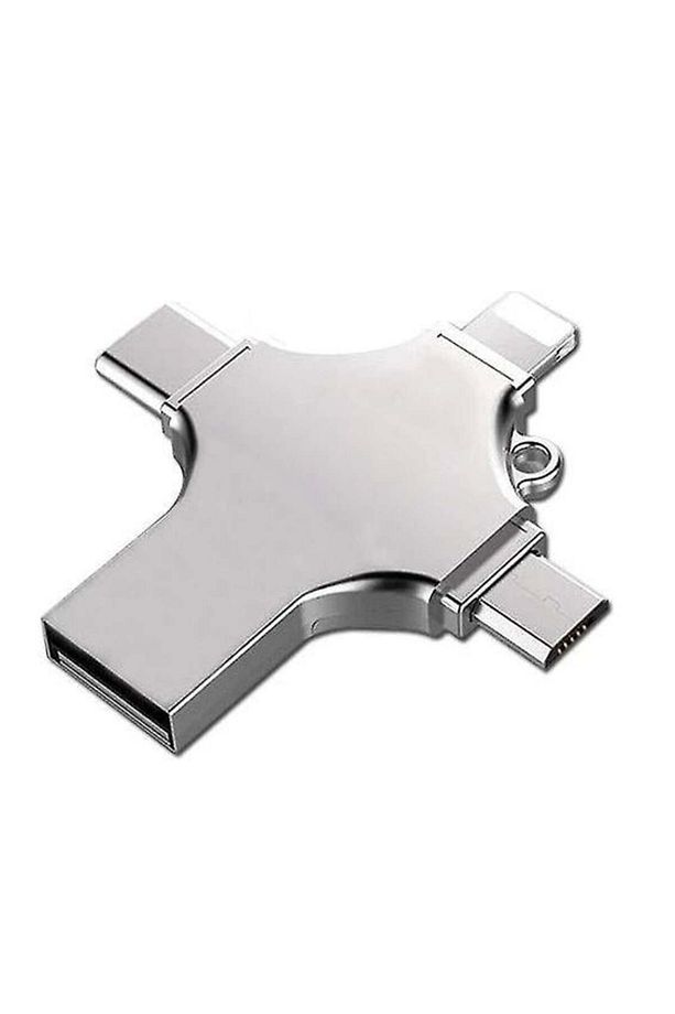 Faster FS-26602 4 IN 1 256Gb Flash Bellek (USB - TYPE-C - Micro USB - Lightning) - 1