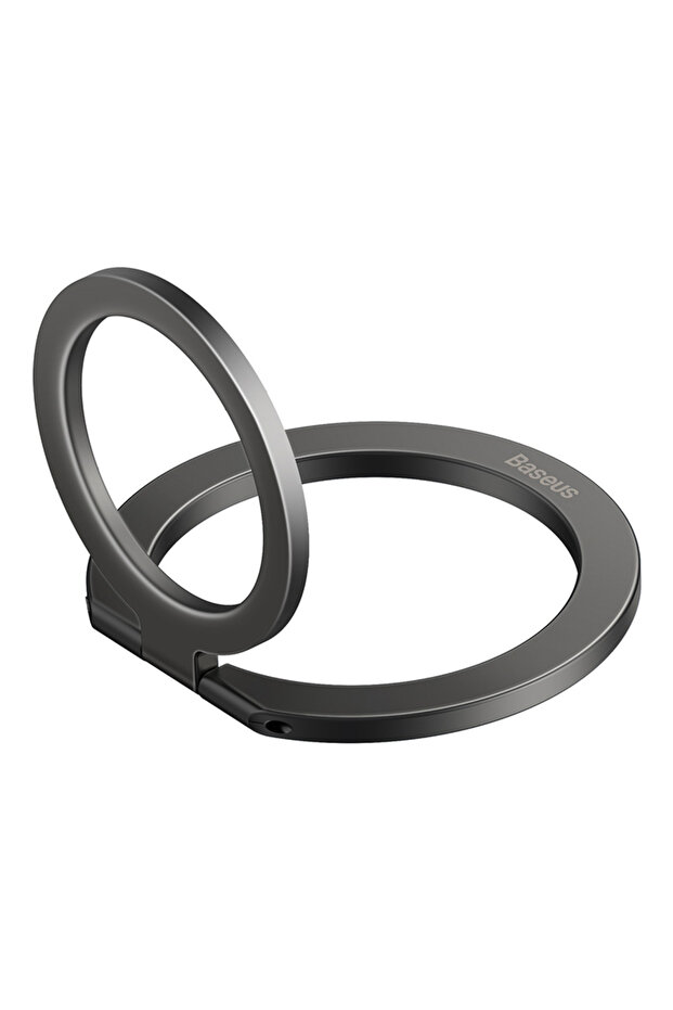 Baseus Halo Series Foldable Magnetic Ring Stand | 360° Rotation Holder & Stand for All Phones - Gray
