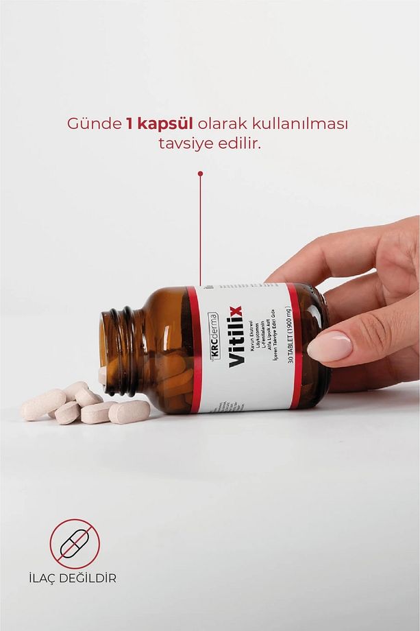 Krc Derma Vitilix Takviye Edici Gıda 30 Kapsül - 3
