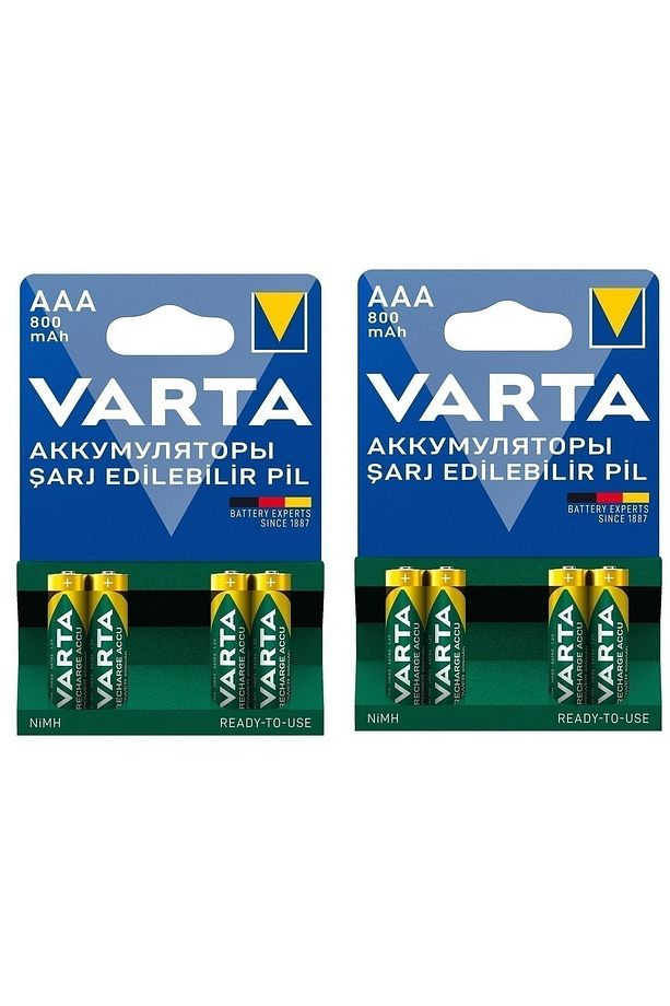 Ready2use 8 Adet Şarj Edilebilir 800mah Aaa Ince Pil - 2