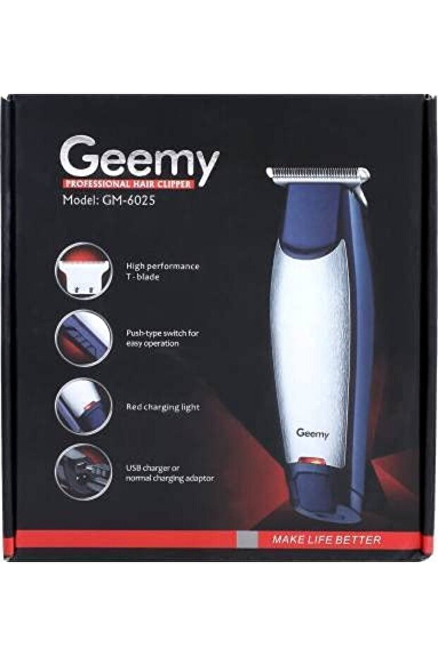 ماكينة حلاقة لاسلكية احترافية تحديد Geemy