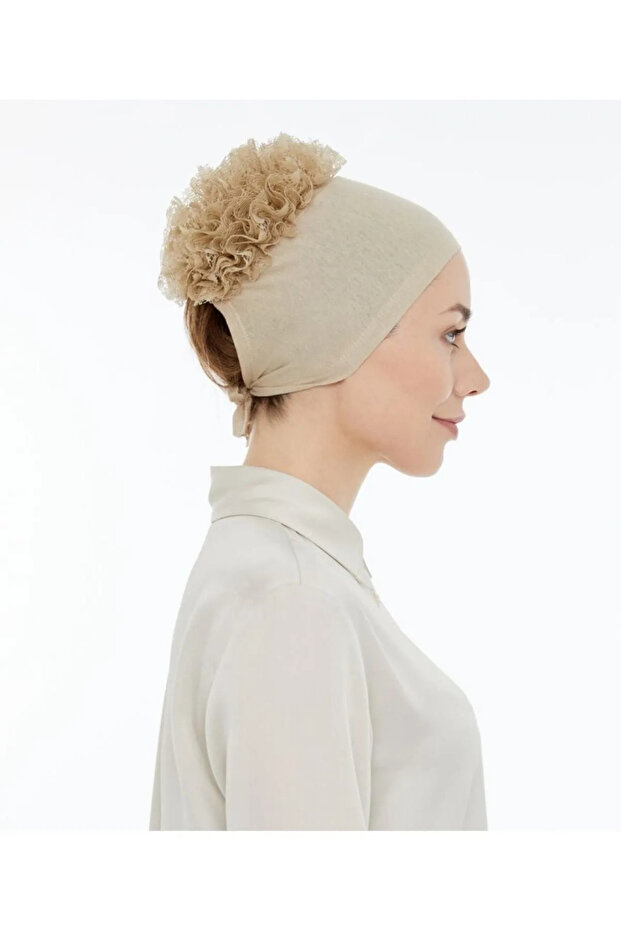 Seamless Frilly Bonnet A.Taş