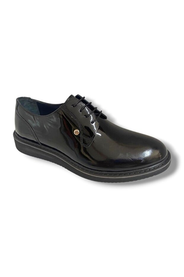 1004-25 Genuine Patent Leather Eva Men's Shoes