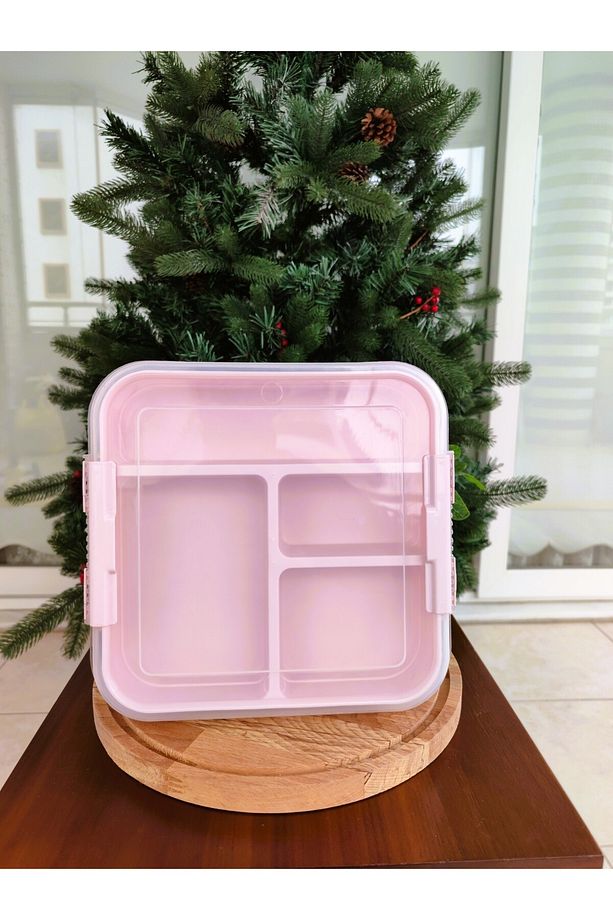 Modline Layer Ayraçlı Kutu Ekru Renk - 26x24x11 cm - 7