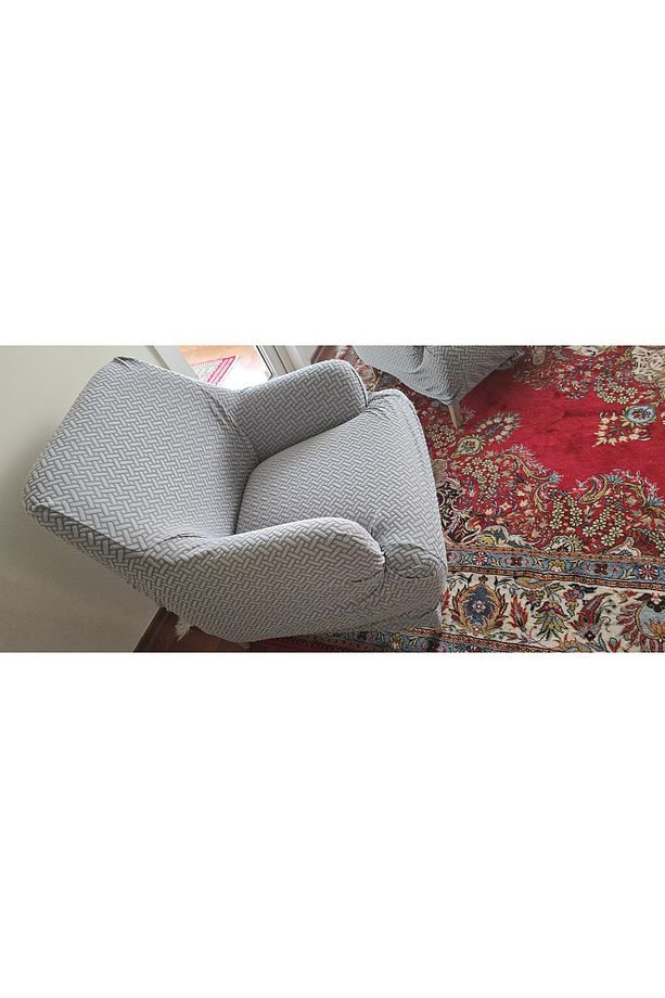 A Kaliteli Hasır Desen Jakarlı Yarı Kaplama 3 3 1 1 Lastikli Kanepe,koltuk Örtüsü, Kılıfı Takımı - 7