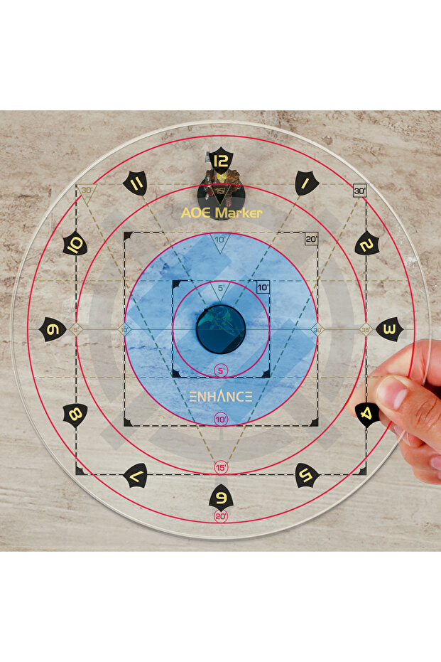 AoE DnD Spell Template - 5