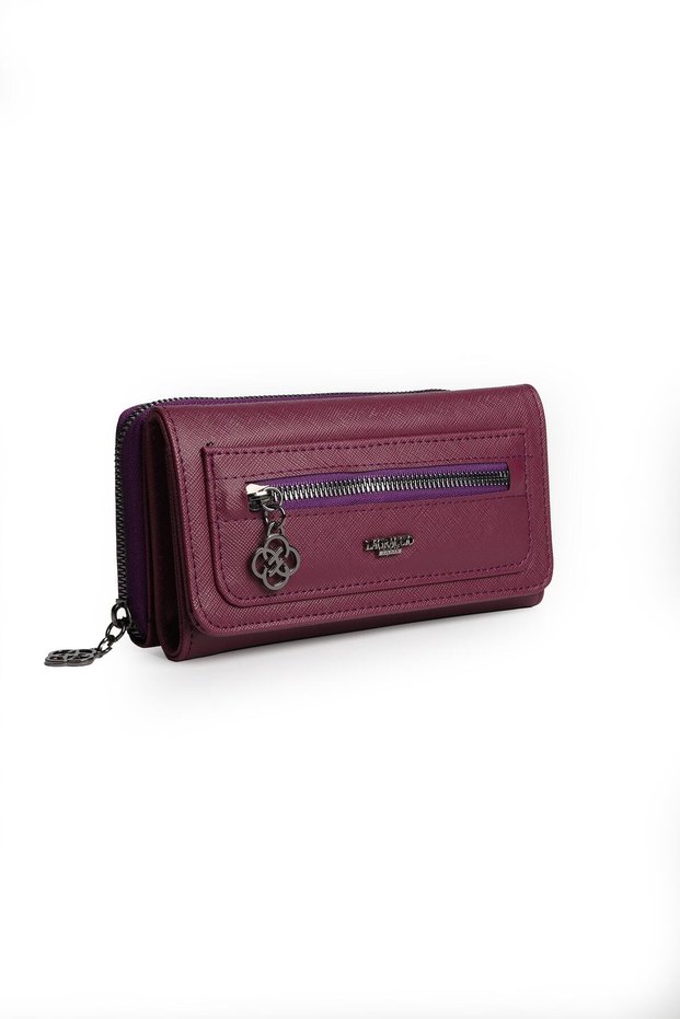 La'Graccio Paris Women's Kate Large Size Wallet Purple