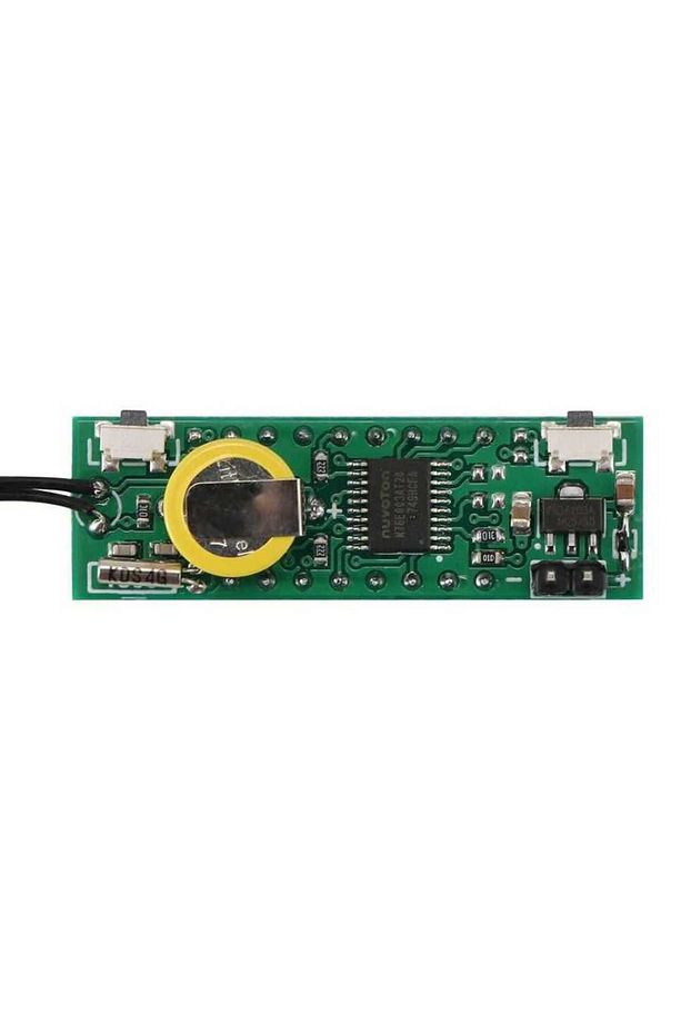 3'ü 1 Arada Ds3231sn Dc 5v 12v 24v Dijital Mavi Led Saat Sıcaklık Gerilim Göstergesi - 3