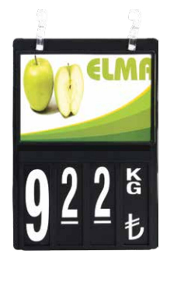 Manav Etiketi Siyah - 1