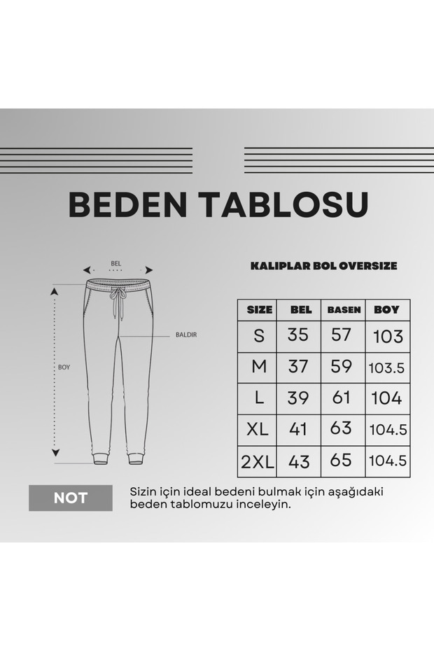 Erkek Basic Biyeli Eşofman Altı - 7