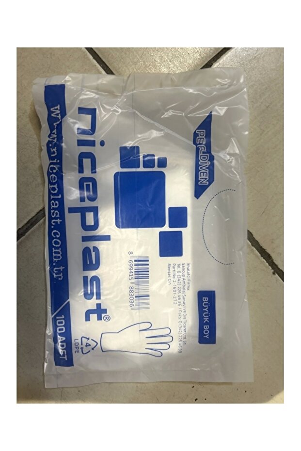 Burpak Şeffaf Pe Eldiven (100 Adet) - 5