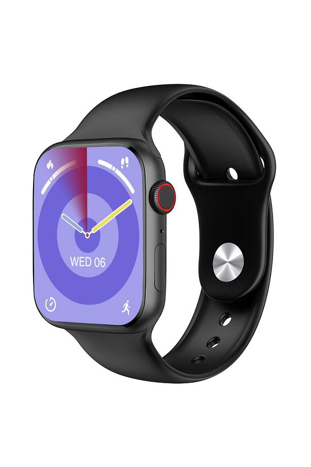 W99 Watch Ios Ve Android Uyumlu Mactive 2.05 Inç Geniş Ekranlı Siyah Akıllı Saat - 1