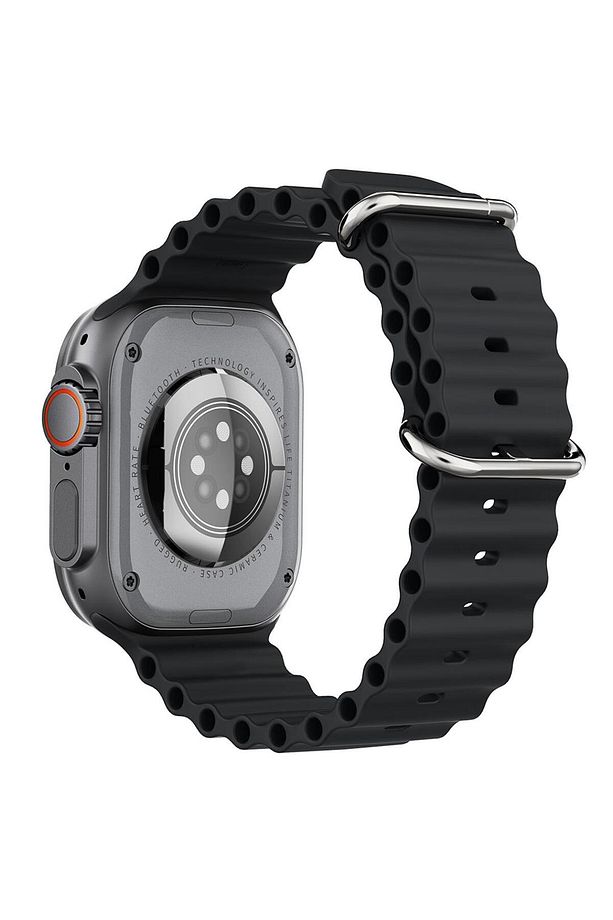 W69 Watch Ios Ve Android Uyumlu Mactive 2.05 Inç Geniş Ekranlı Siyah Akıllı Saat - 4