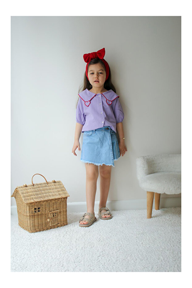 Girls' New Top and Bottom Set