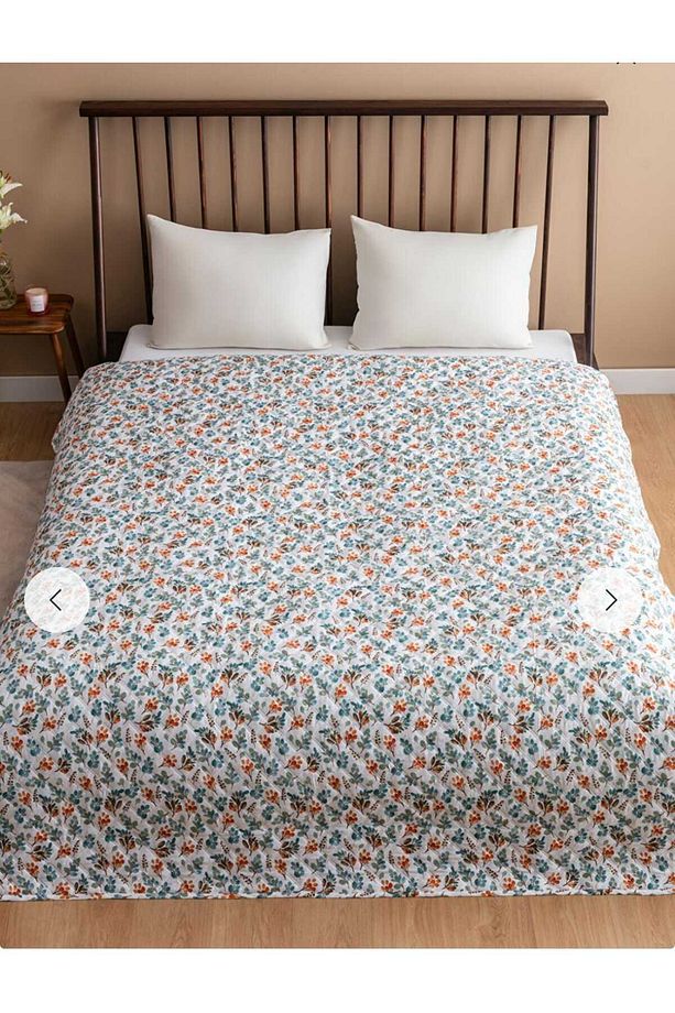 LCW HOME Karişik Çiçek Desenli Çift Kişilik Yatak Örtüsü 200x220 cm - 2
