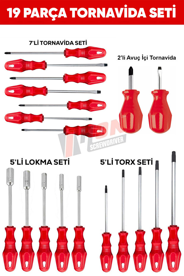 19 PARÇA TORNAVİDA SETİ - 1