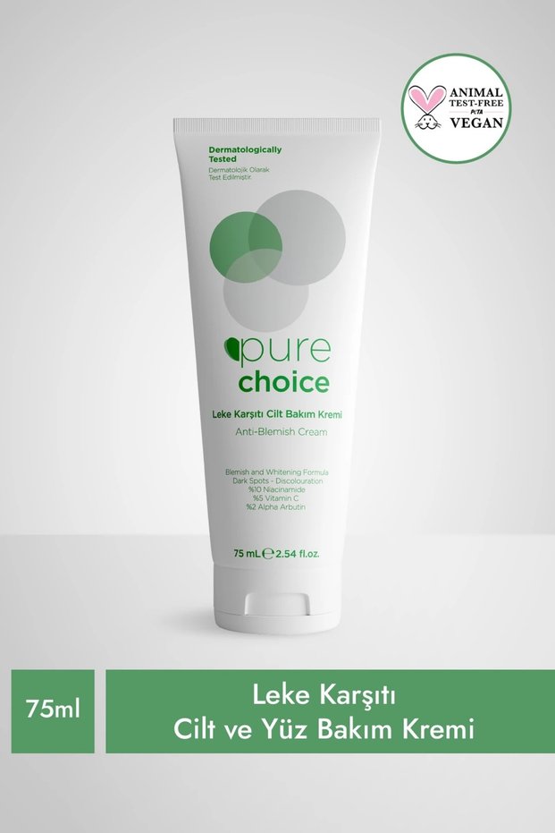75 ML Anti-Blemish Skin Care Cream - 10% Niacinamide, 5% Vitamin C, 2% Alpha Arbutin 4.6