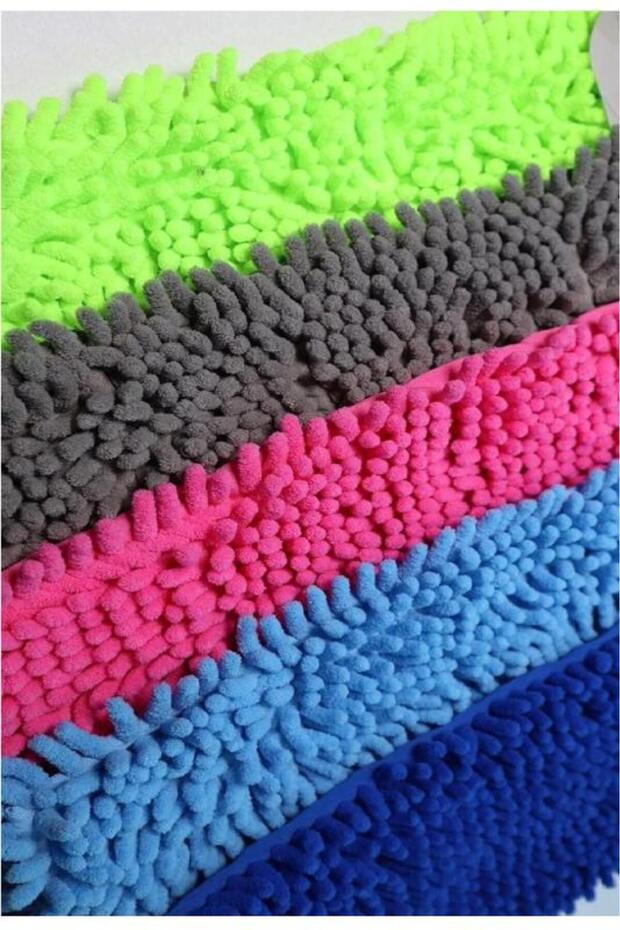 Suff1 Adet Nemli Ve Kuru Makarna Mop Ucu Mikrofiber Paspas Yedeği 40 Cm - 3