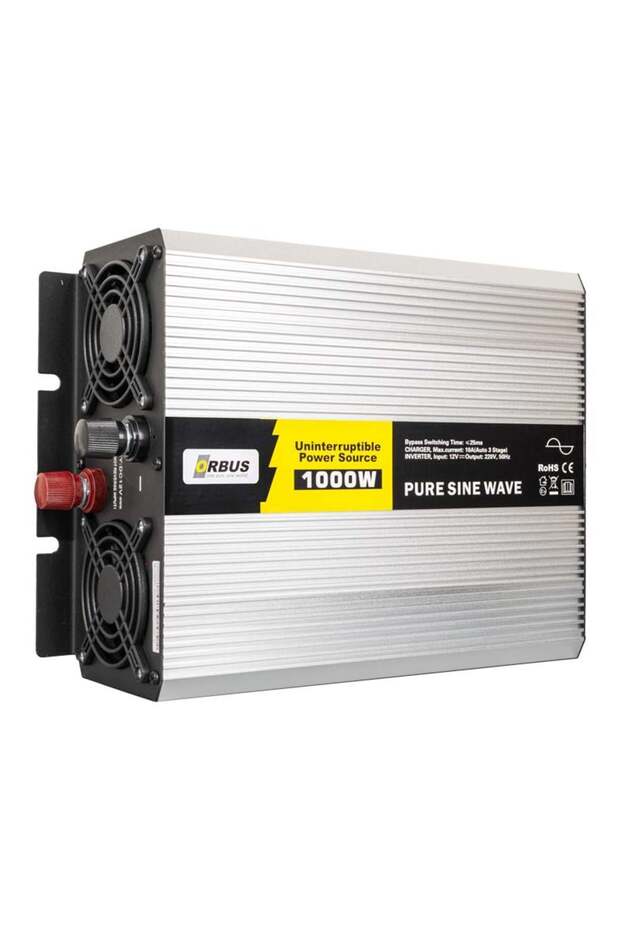 Orbus Tsi1000w 12 Volt 1000 Watt Tam Sinüs Şarjlı Inverter - 1