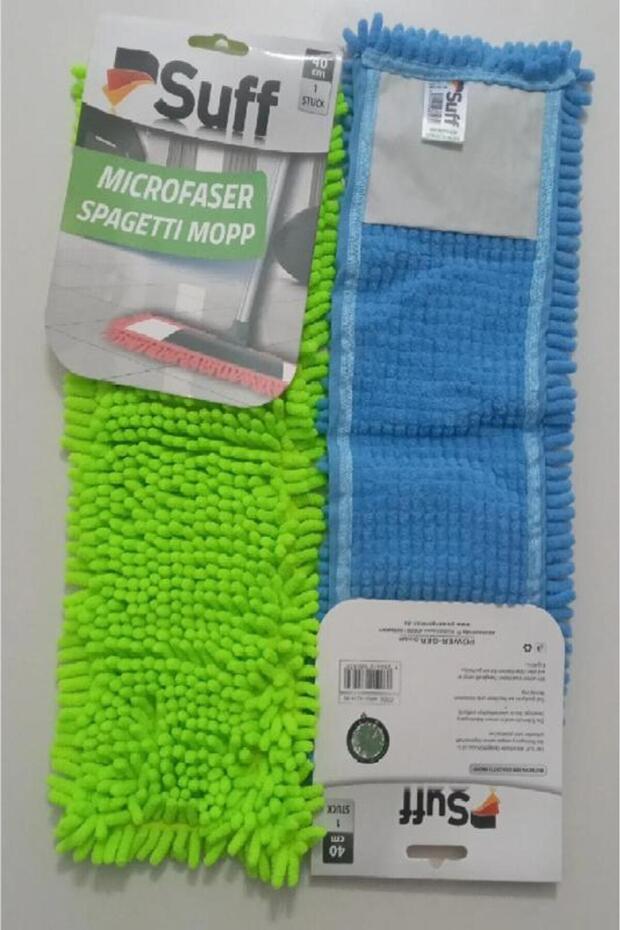 Suff1 Adet Nemli Ve Kuru Makarna Mop Ucu Mikrofiber Paspas Yedeği 40 Cm - 2