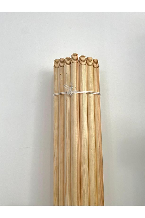 150cm Ağaç Çam Çekpas Sopası Fırça Sapı Süpürge Sapı Ürgen Sapı - 1
