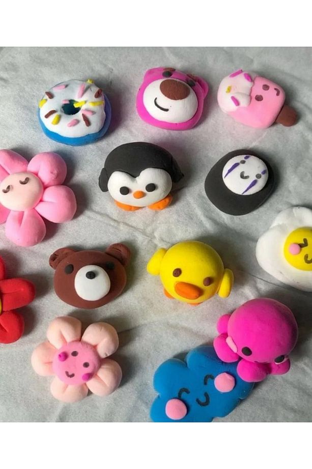 Havayla Kuruyan Kil Modelleme Hamuru Yumuşak Date Fikri Clay Challenge 12'li Set Soft Renkler - 6