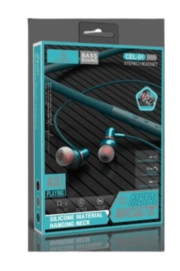 سماعة رأس لاسلكية بتقنية بلوتوث مع شاشة رقمية توضع على الرقبة - 1