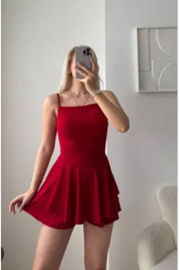 Şıklığınızla baş döndüren bir elbise,ip askılı,candy kumaş, şortlu,astarlı,özel günlerin elbisesi - 3
