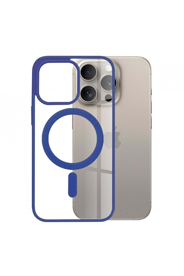 IPhone 15 Pro Max Case - Techsuit MagSafe Pro - Blue - 1