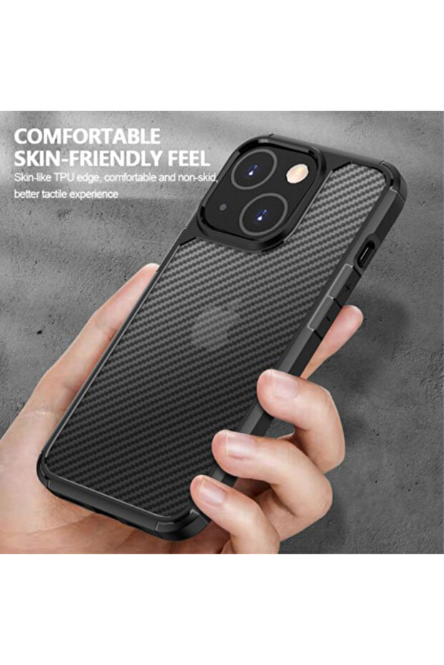 IPhone 13 Case - Techsuit CarbonFuse - Black - 5