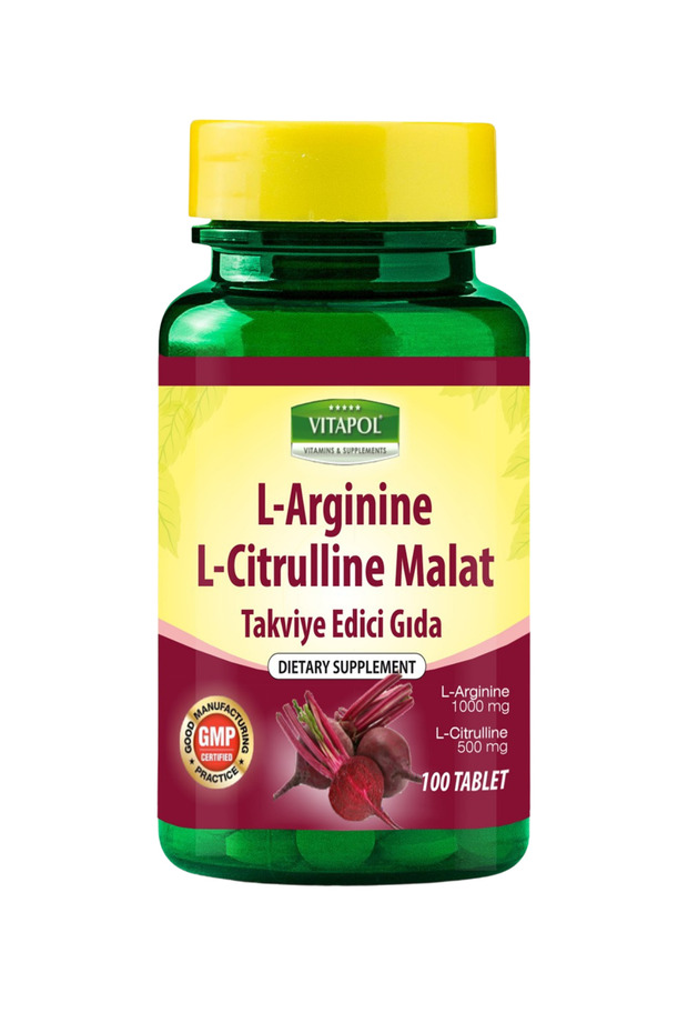Arginine Citrulline Malat Kompleks 100 Tablet Arjinin Sitrülin - 2