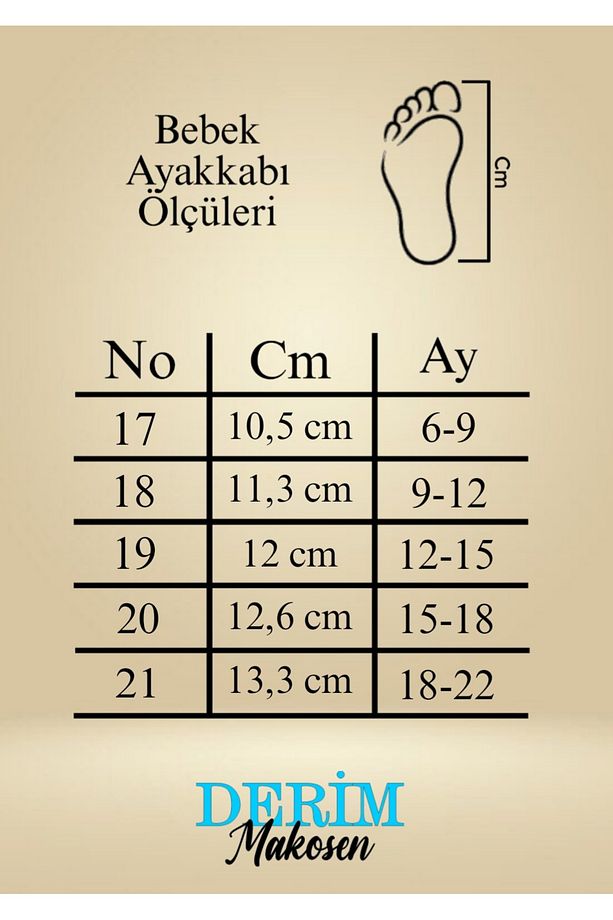 FREZYA MODEL HAKİKİ DERİ BEYAZ BEBEK BABET MAKOSEN AYAKKABI - 5