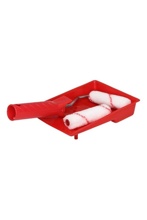 Solvent Paint Roller With Tray - 100X10Mm/2R