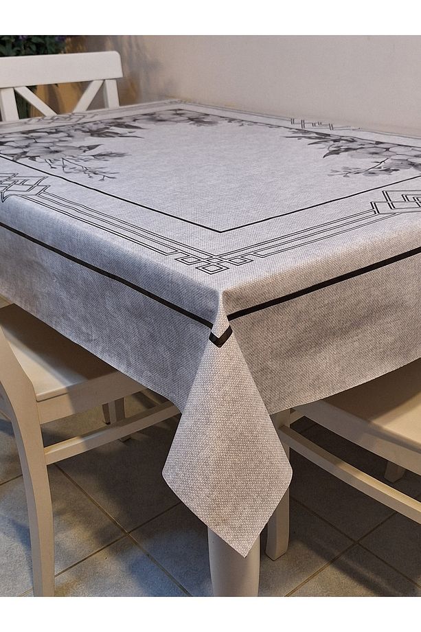DORA PANO Elyaf Tabanlı Pvc Muşamba - Desenli Silinebilir 120 X 155 Hazır Masa Örtüsü - 1