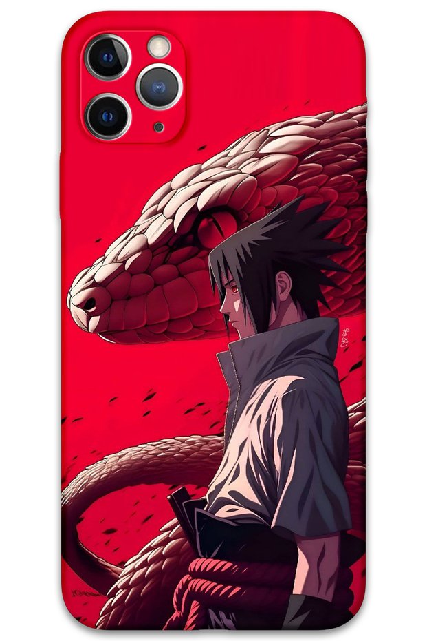 iPhone 11 Pro Compatible Anime Patterned Phone Case + Screen Protector - 5746