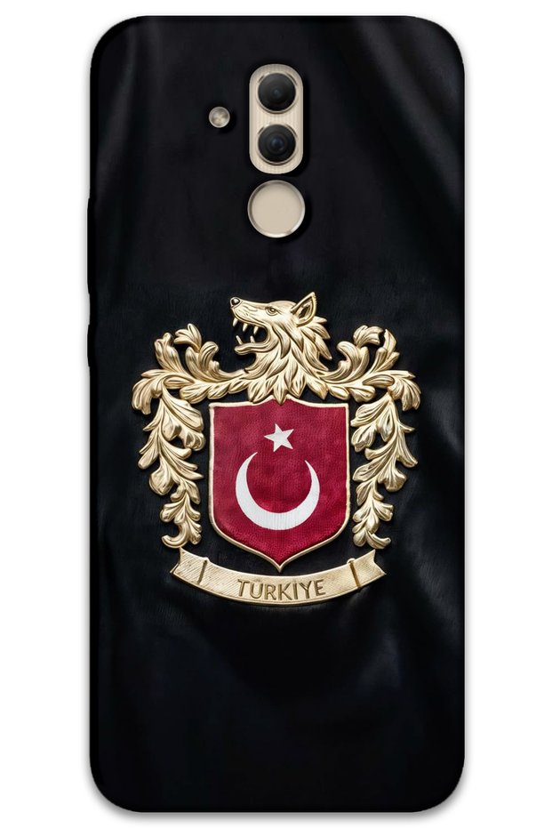 Huawei Mate 20 Lite Compatible Turkish Patterned Phone Case + Screen Protector - 5855