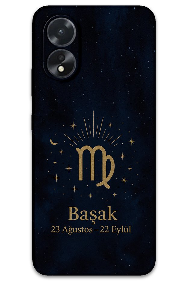 Oppo A38 Compatible Virgo Patterned Phone Case + Screen Protector - 5773