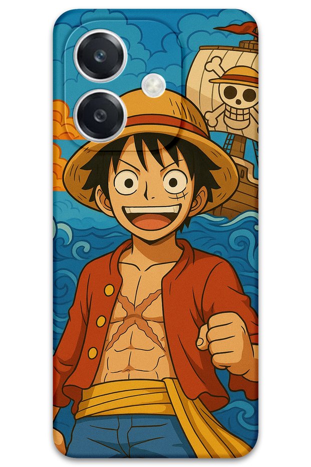 Oppo A3 Compatible Anime Patterned Phone Case + Screen Protector - 5753