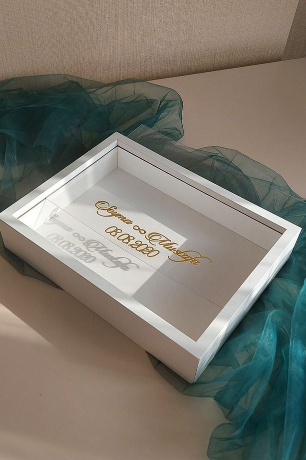 30x40 Cm Isimli Ve Tarihli Derin Anı Çerçevesi! Gül Çerçeve Kutusu! Geniş Ve Derin Gül Kutusu! - 2