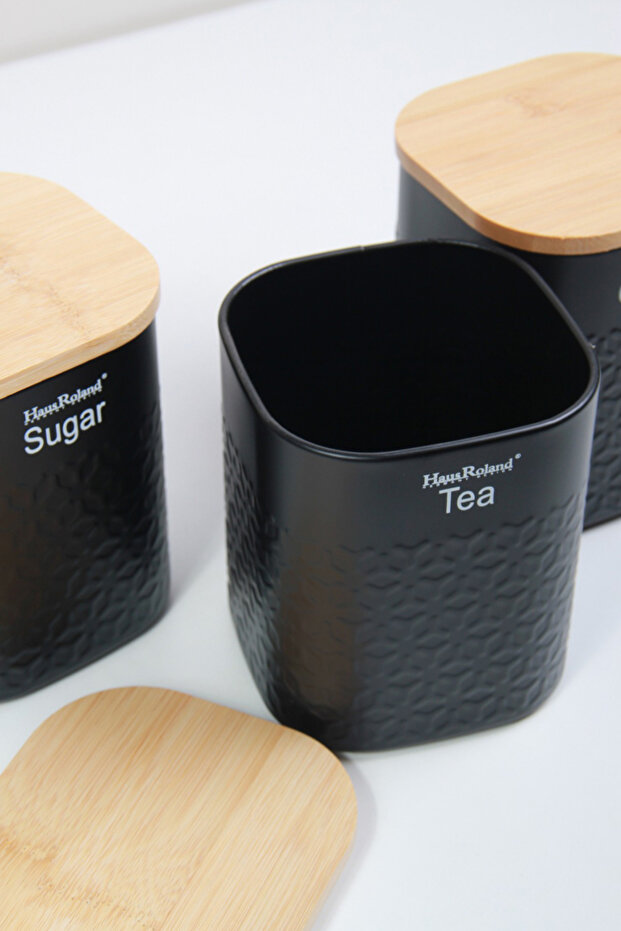 Tea, coffee and sugar storage jars - 8