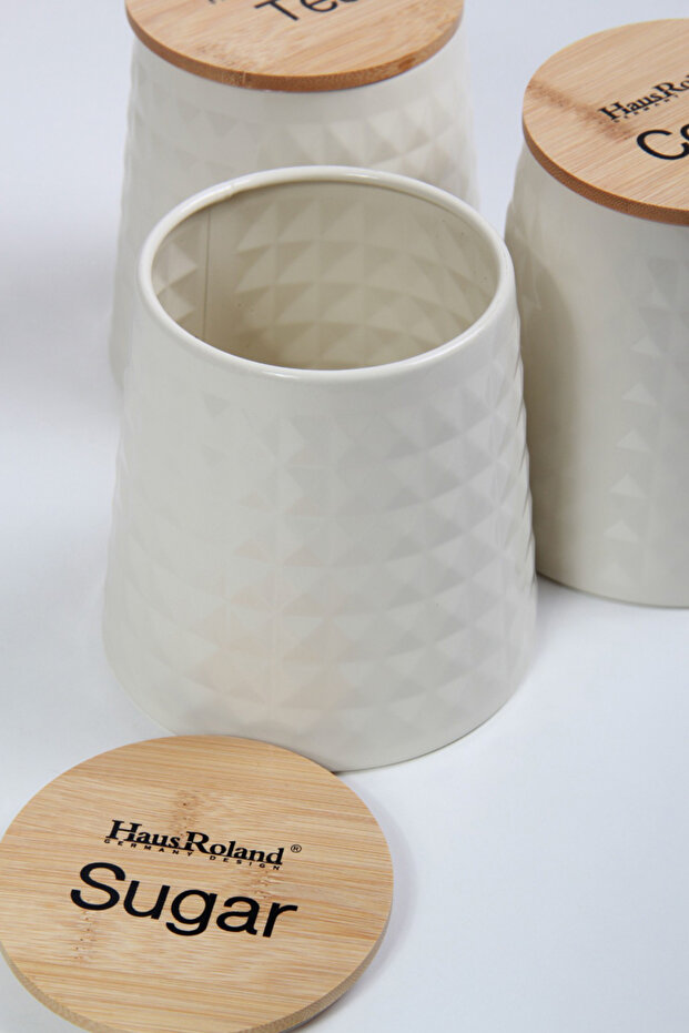 Tea, coffee and sugar storage jars - 7