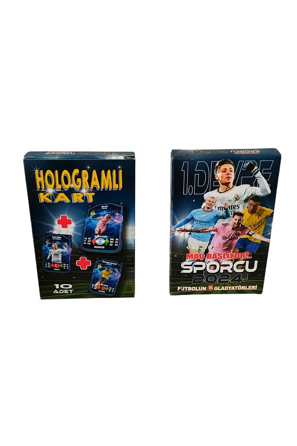 Süper Final Futbolcu Kartları- Sporcu 2024 - 2. Devre 8 Küçük Kutu 80 Adet Kart - Hologram Kartı - 4