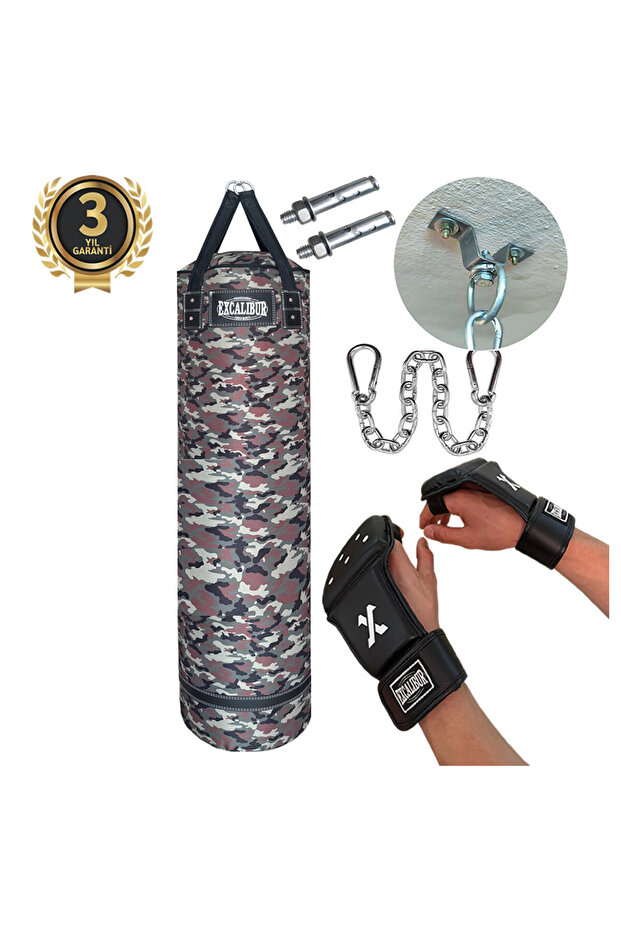 Polystar 135 x 35 cm Boks Kum Torbası Camo - 1