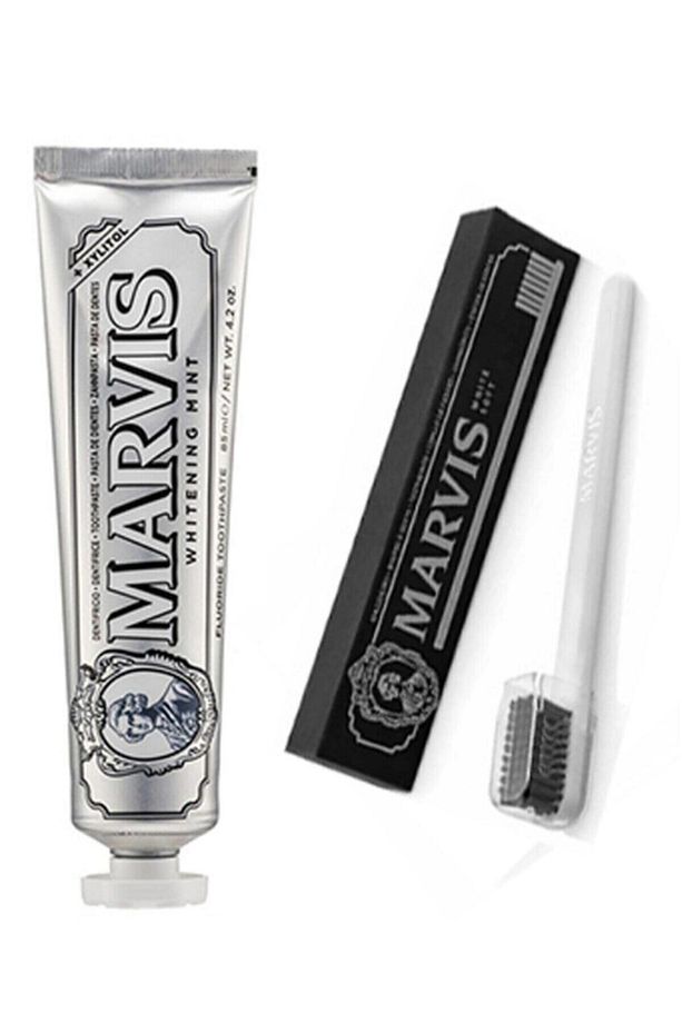 Whitening Mint Beyazlatıcı Diş Macunu 85 ml Ve White Soft Diş Fırçası - 1