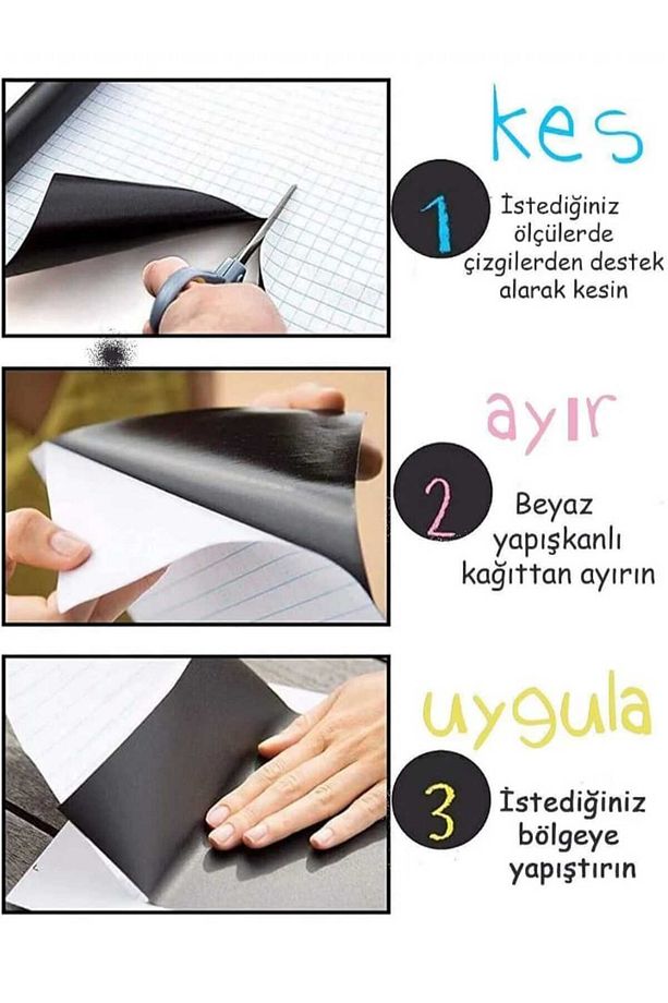Duvara Yapışan Kara Tahta - 3