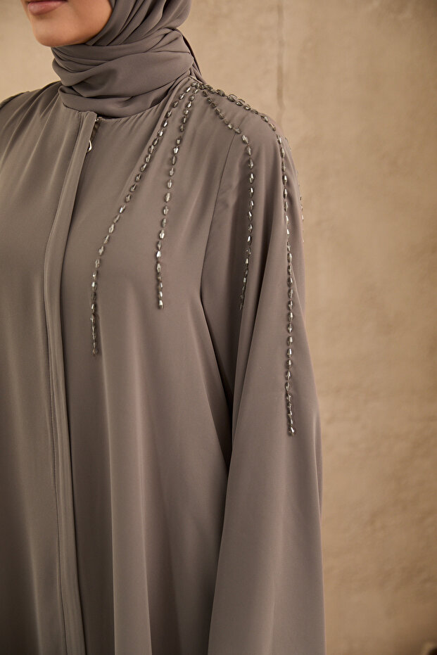 omuzda el işlemeli ferace - 2