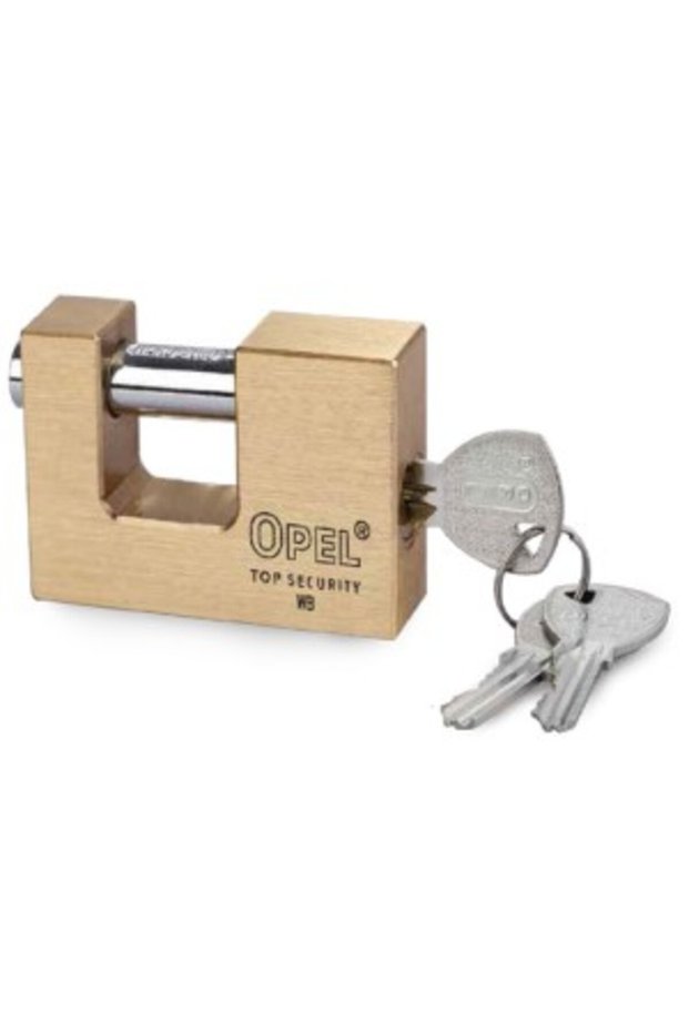 Rectangular Brass Padlock Wb - 60 Mm