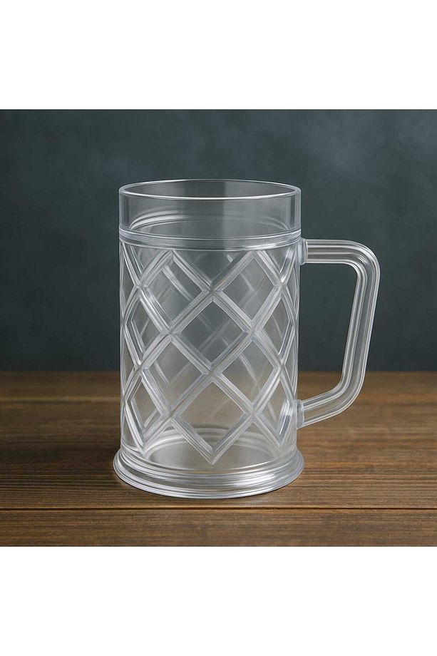 6 Adet Polikarbon Kırılmaz Bardak 500 ml, Ayran Bardağı, Bira Bardağı, Su Bardağı (Cam Değildir) - 2